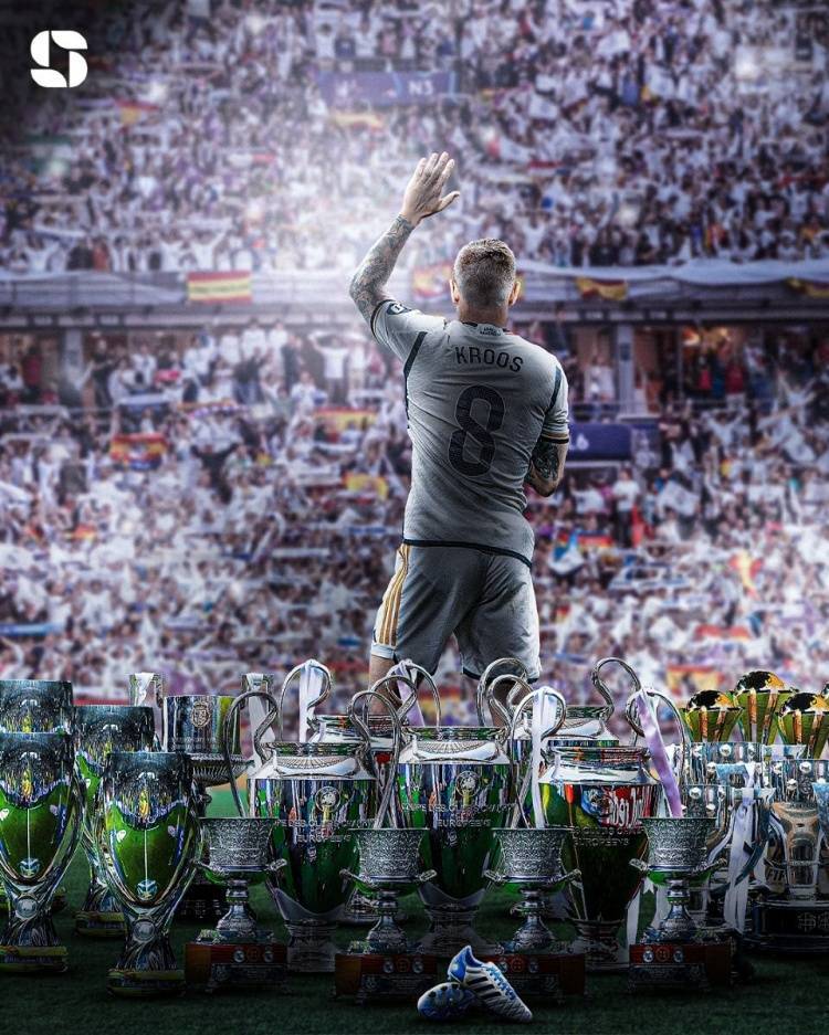 11年前的今天：皇马2500万欧从拜仁签下克罗斯，出战465场夺23冠